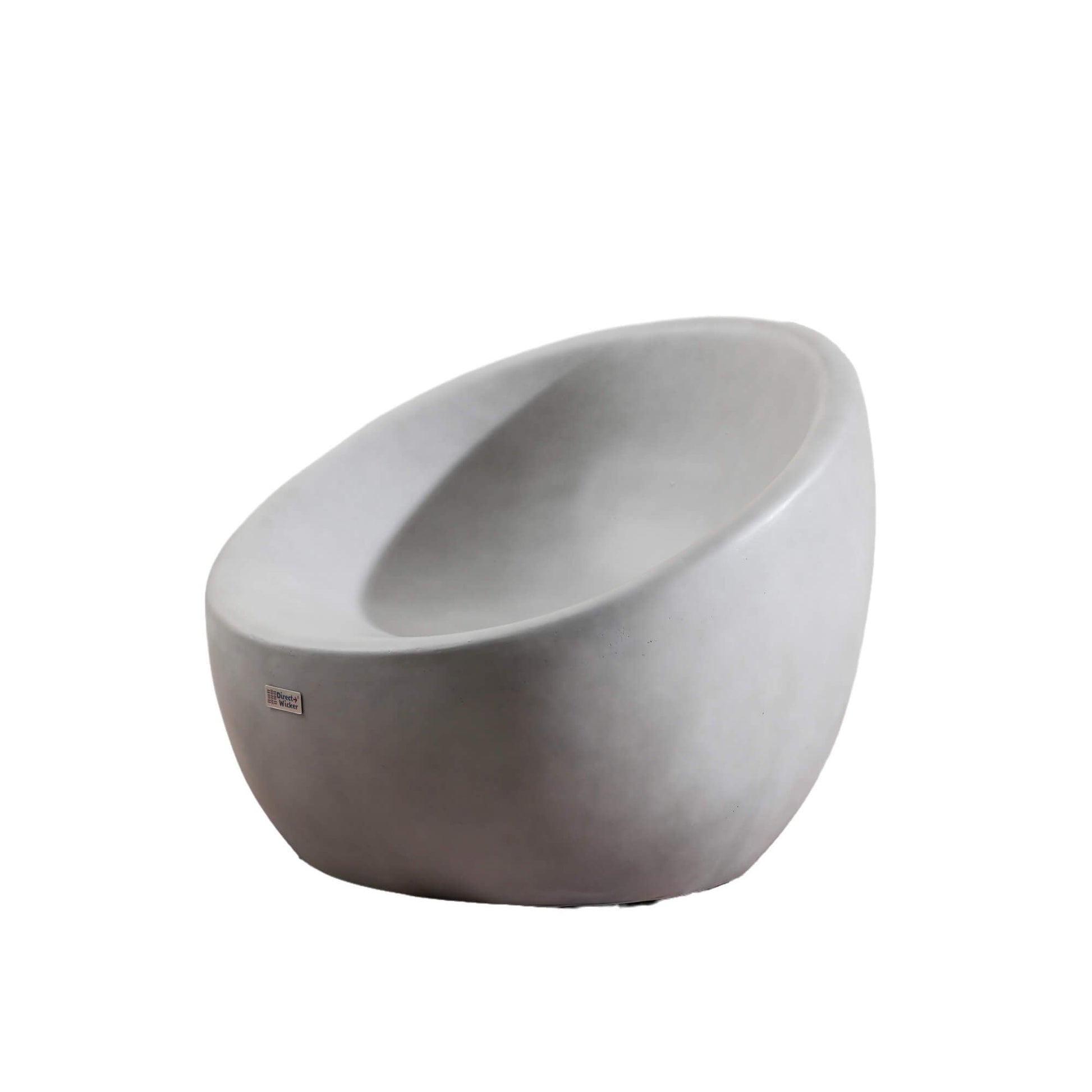 Grey Single Seat Sofa Chair (Small) – Terrafab Composite Material (PAC - 24925SC) - Direct Wicker