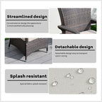 Hampton Outdoor Rattan Armchair – Perfect for Patios and Gardens (PAD - 1123 - KD) - Direct Wicker