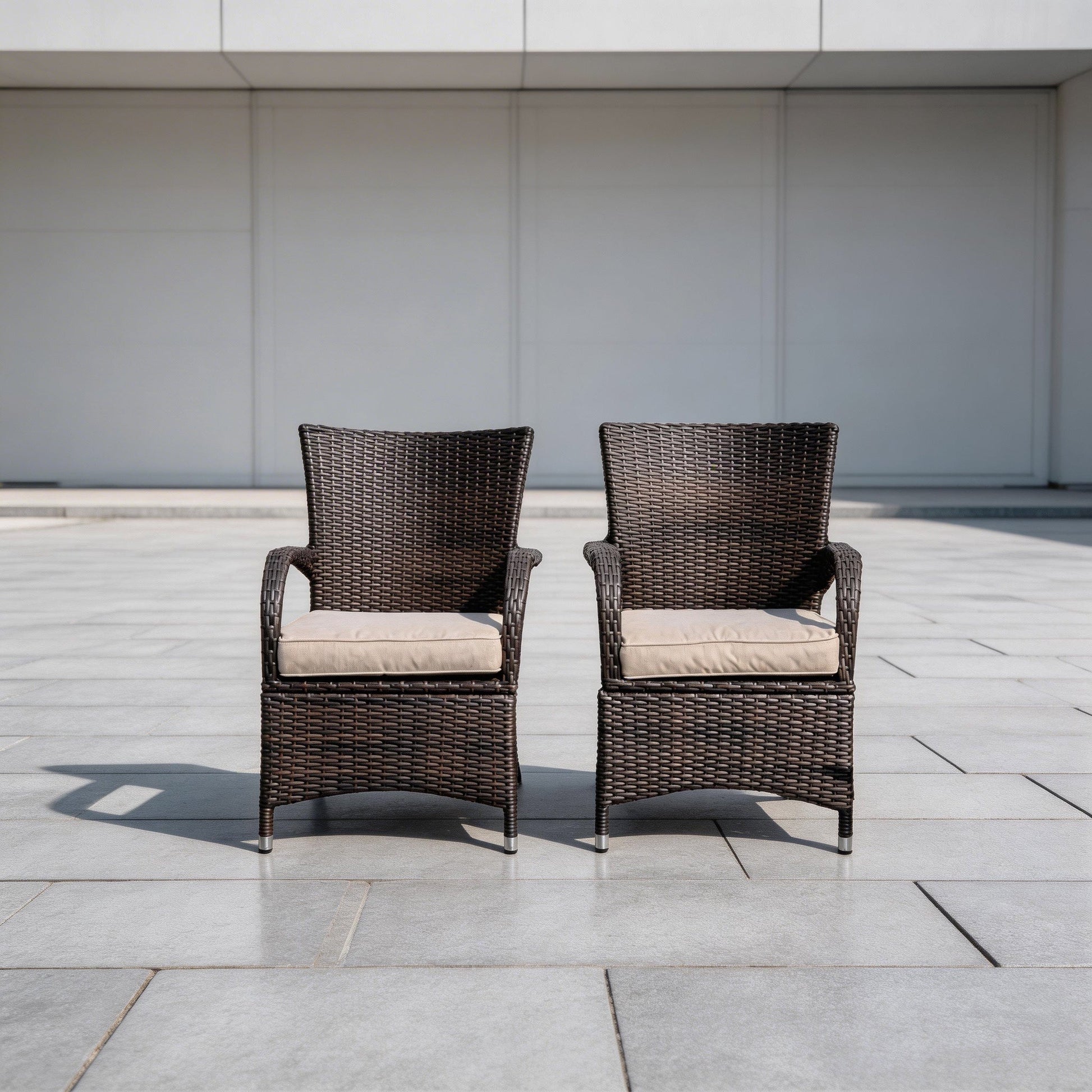 Hampton Outdoor Rattan Armchair – Perfect for Patios and Gardens (PAD - 1123 - KD) - Direct Wicker