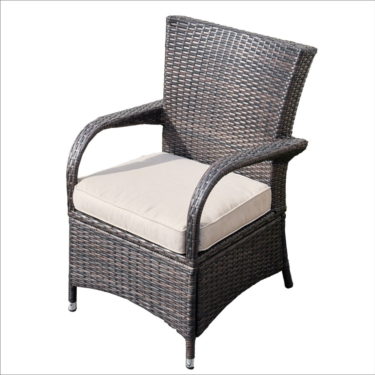 Hampton Outdoor Rattan Armchair – Perfect for Patios and Gardens (PAD - 1123 - KD) - Direct Wicker