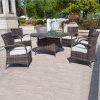 Hampton Outdoor Rattan Armchair – Perfect for Patios and Gardens (PAD - 1123 - KD) - Direct Wicker