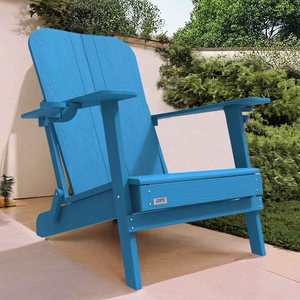 HDPE sheet material foldable multi - color optional beach chair frog chair (PAC - 011) - Direct Wicker