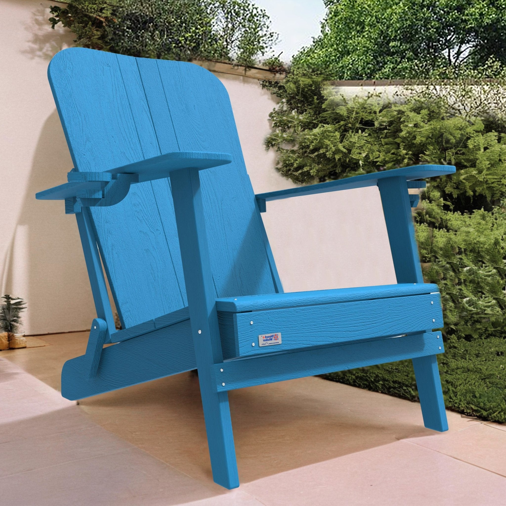 HDPE sheet material foldable multi - color optional beach chair frog chair (PAC - 011) - Direct Wicker