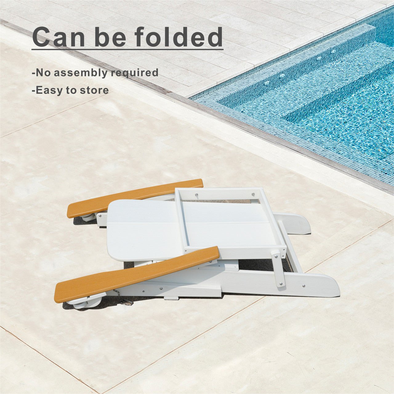 HDPE sheet material foldable multi - color optional beach chair frog chair (PAC - 011) - Direct Wicker