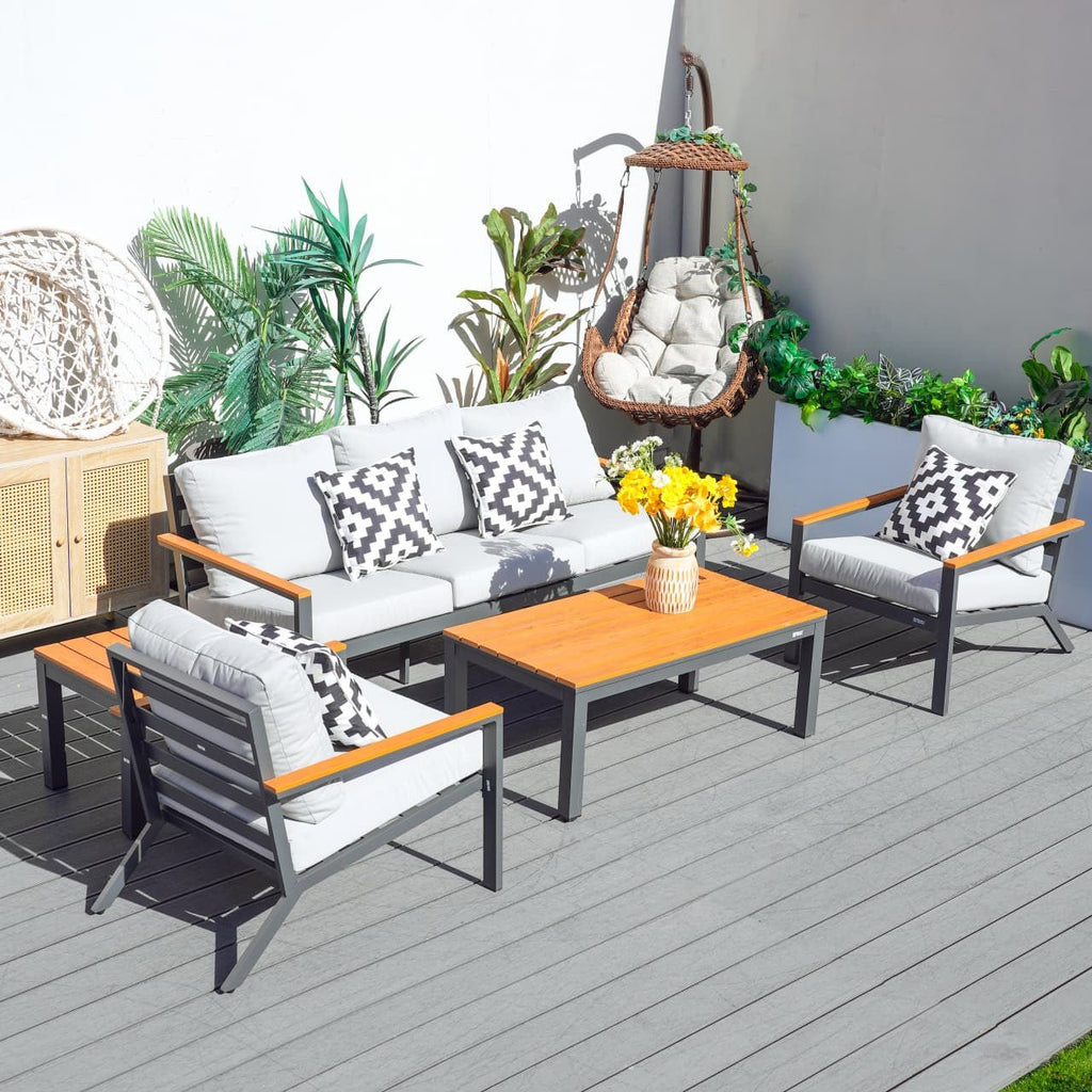 Heidi 5 - Seater Conversation Sofa Set (PAS - 2481) - Direct Wicker