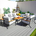 Heidi 5 - Seater Conversation Sofa Set (PAS - 2481) - Direct Wicker
