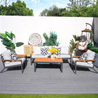 Heidi 5 - Seater Conversation Sofa Set (PAS - 2481) - Direct Wicker