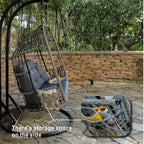 High - end Comfortable Double Hanging Basket Chair (PAL - 2120) - Direct Wicker