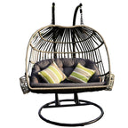 High - end Comfortable Double Hanging Basket Chair (PAL - 2120) - Direct Wicker