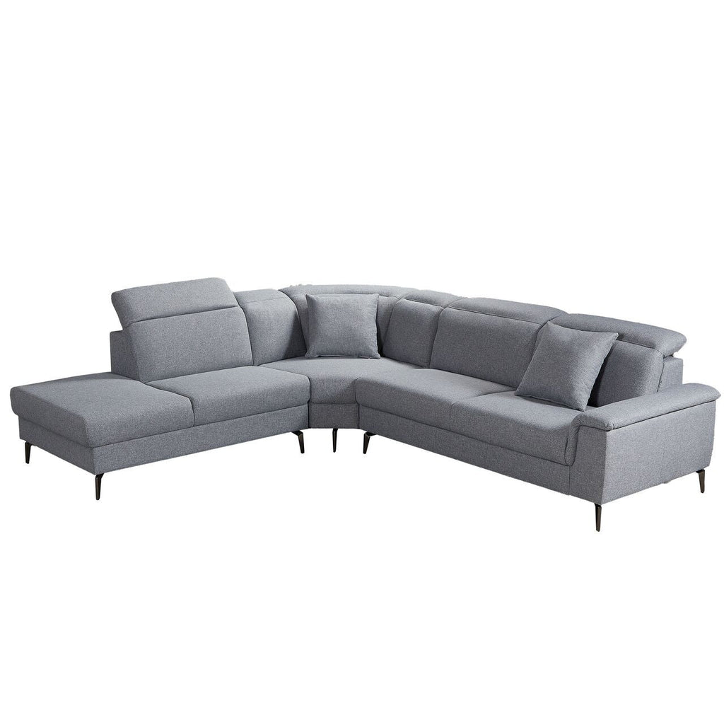 High - end comfortable memory foam two - color optional L - shaped interior sofa (PAS - 248132) - Direct Wicker