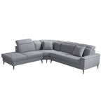 High - end comfortable memory foam two - color optional L - shaped interior sofa (PAS - 248132) - Direct Wicker