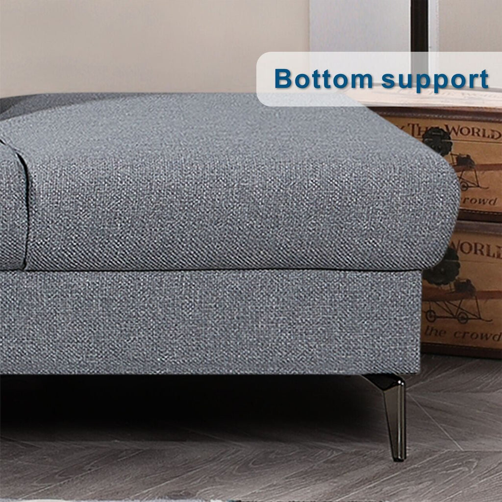 High - end comfortable memory foam two - color optional L - shaped interior sofa (PAS - 248132) - Direct Wicker
