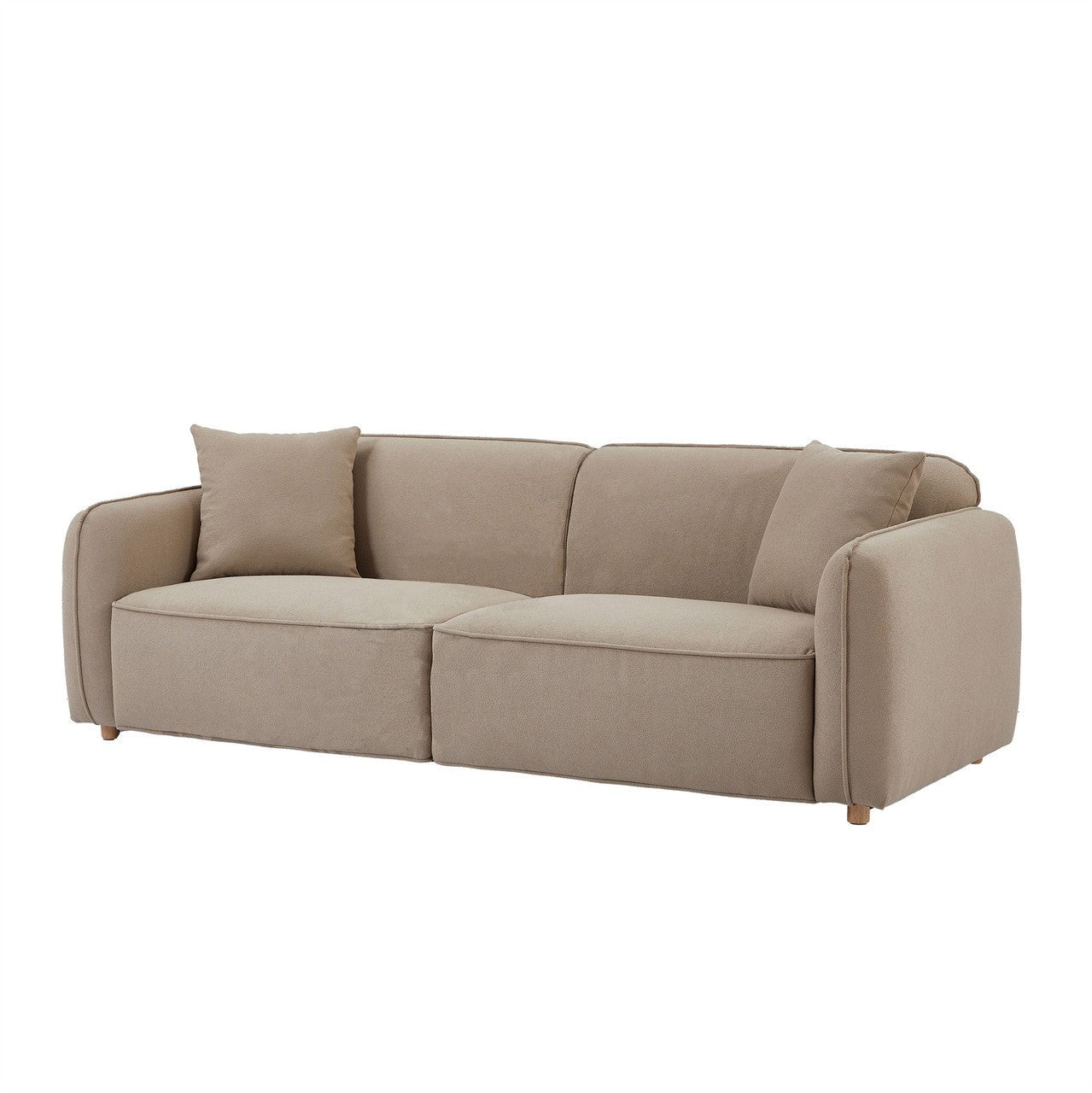 High - end fashion indoor sofa High rebound memory sponge comfortable two - color three - person sofa - Direct Wicker