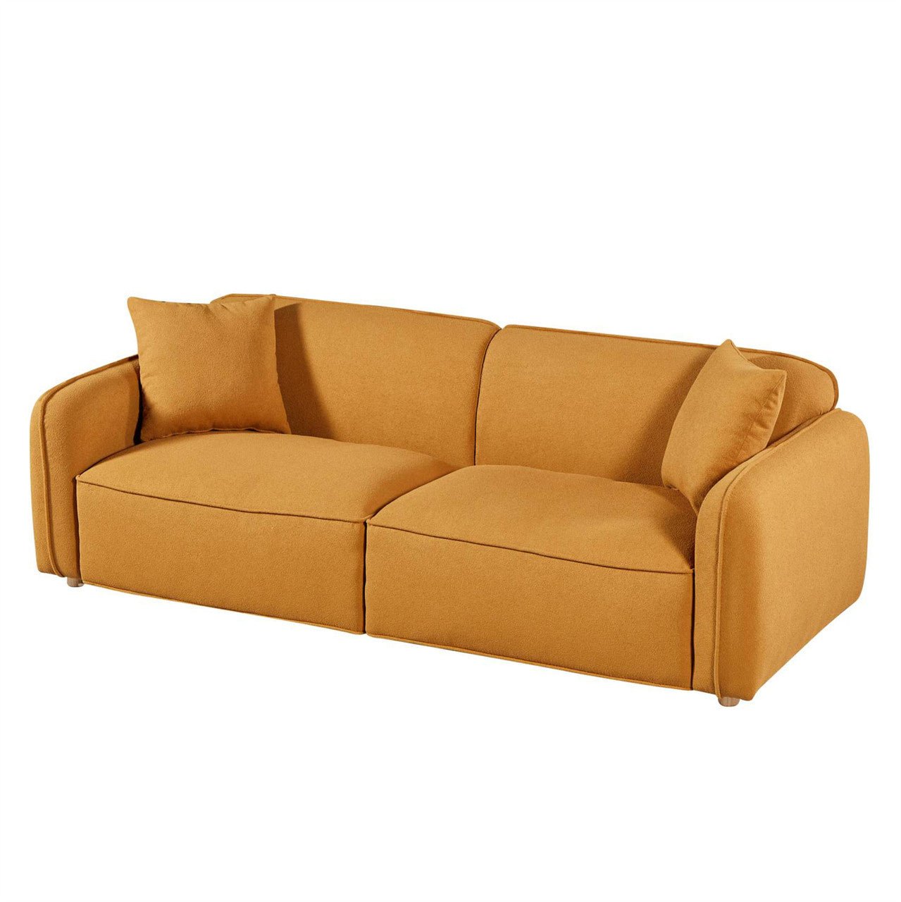 High - end fashion indoor sofa High rebound memory sponge comfortable two - color three - person sofa - Direct Wicker