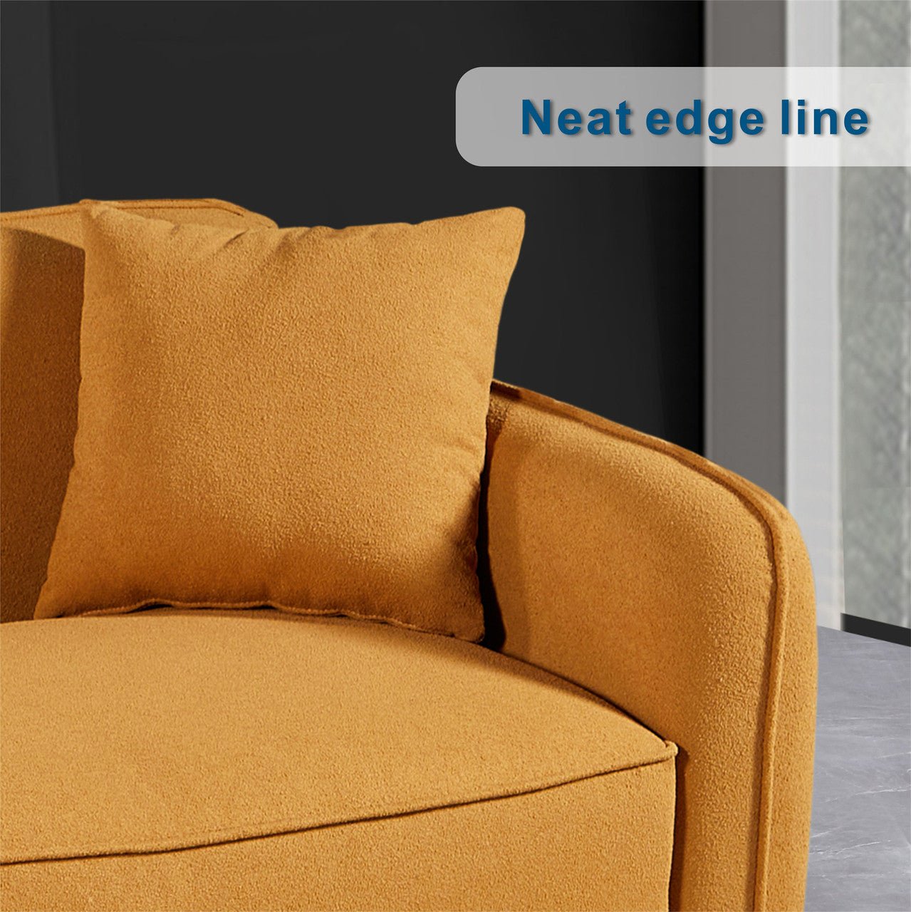 High - end fashion indoor sofa High rebound memory sponge comfortable two - color three - person sofa - Direct Wicker