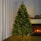 High quality artificial snow flocked Christmas tree 5/6/7 ft LED Pre - Lit Christmas trees (PAT - 002) - Direct Wicker
