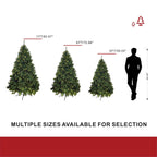 High quality artificial snow flocked Christmas tree 5/6/7 ft LED Pre - Lit Christmas trees (PAT - 002) - Direct Wicker