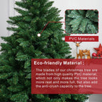 High quality artificial snow flocked Christmas tree 5/6/7 ft LED Pre - Lit Christmas trees (PAT - 002) - Direct Wicker