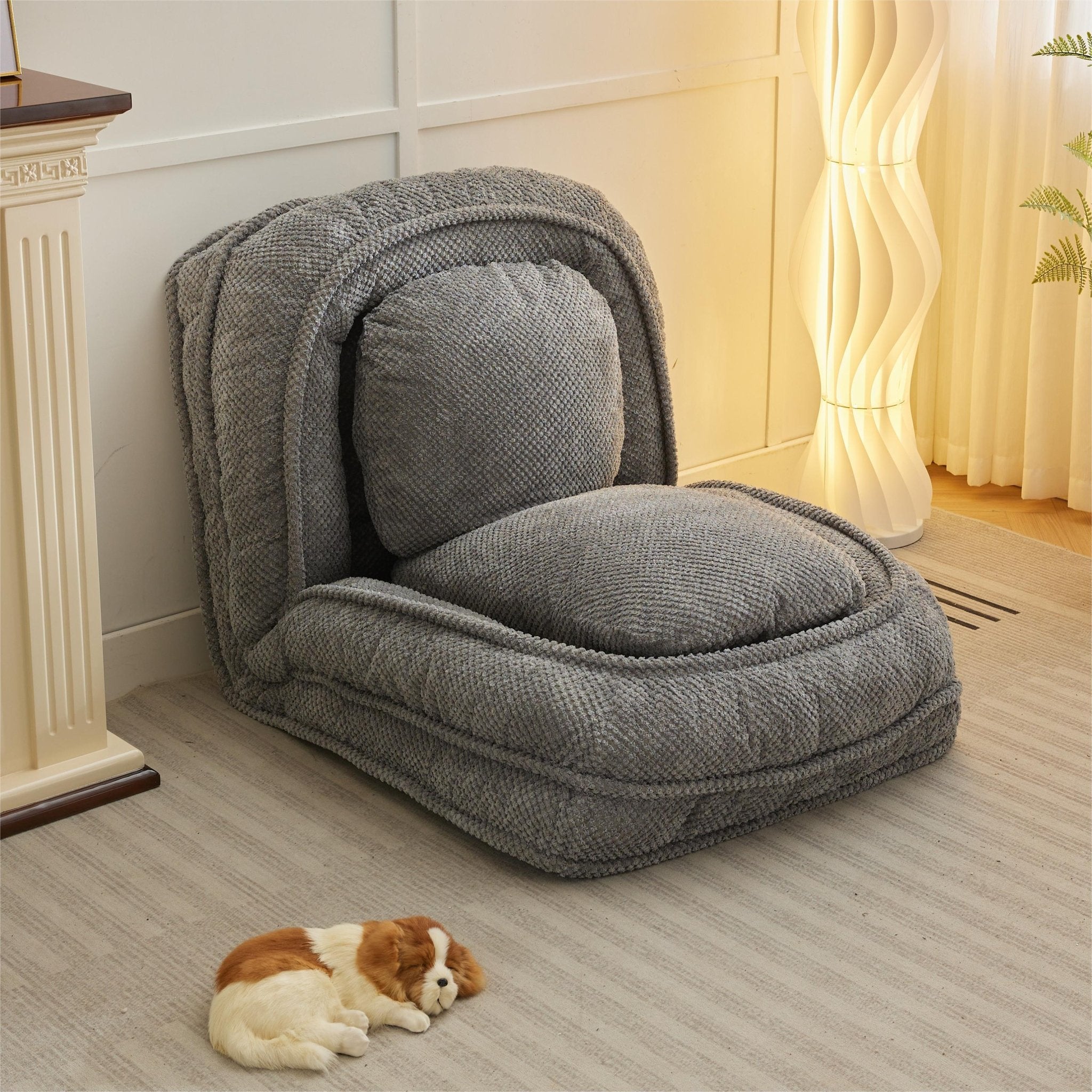 Human Dog Bed ,Lazy Sofa Couch, 5 Adjustable Position (W1628P146711) - Direct Wicker
