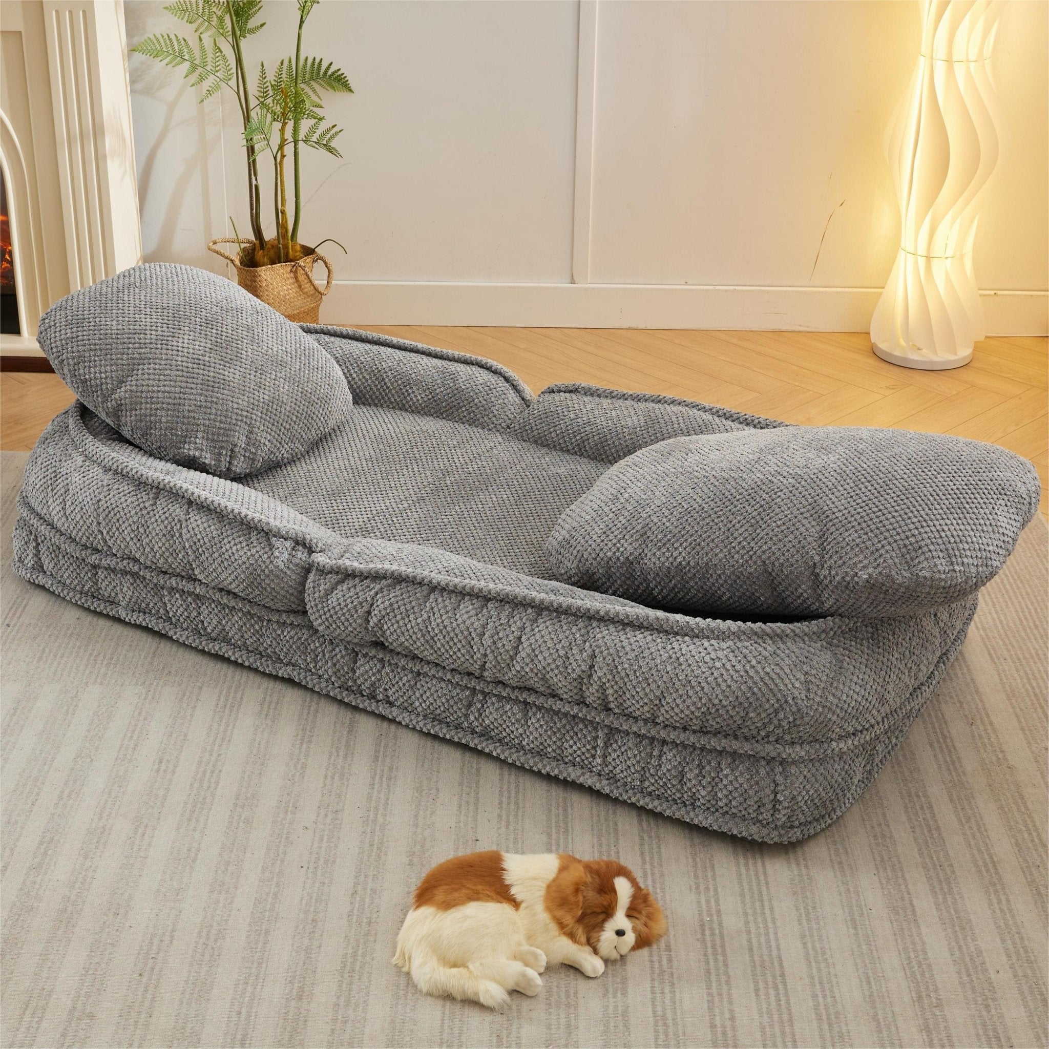 Human Dog Bed ,Lazy Sofa Couch, 5 Adjustable Position (W1628P146711) - Direct Wicker