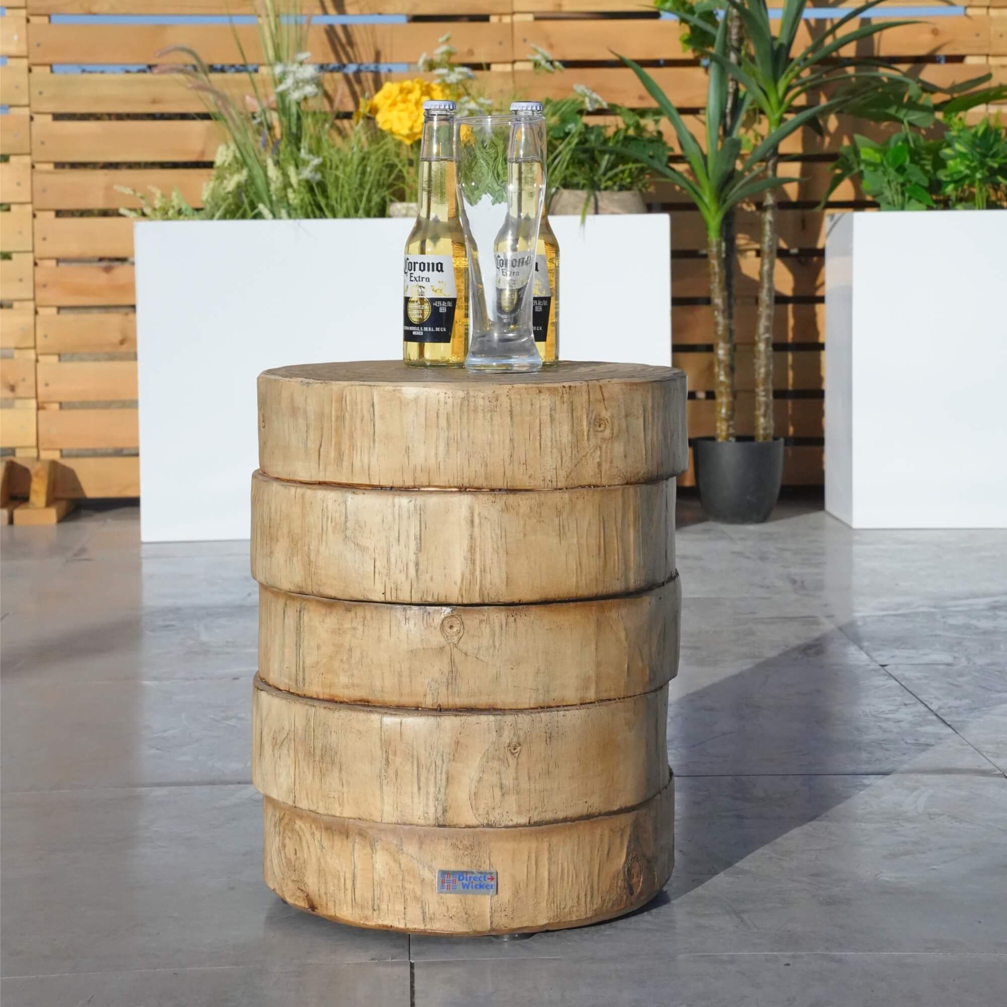 Imitated Wood Waterproof Fashion Side Coffee Table (PAT - 2463ST) - Direct Wicker