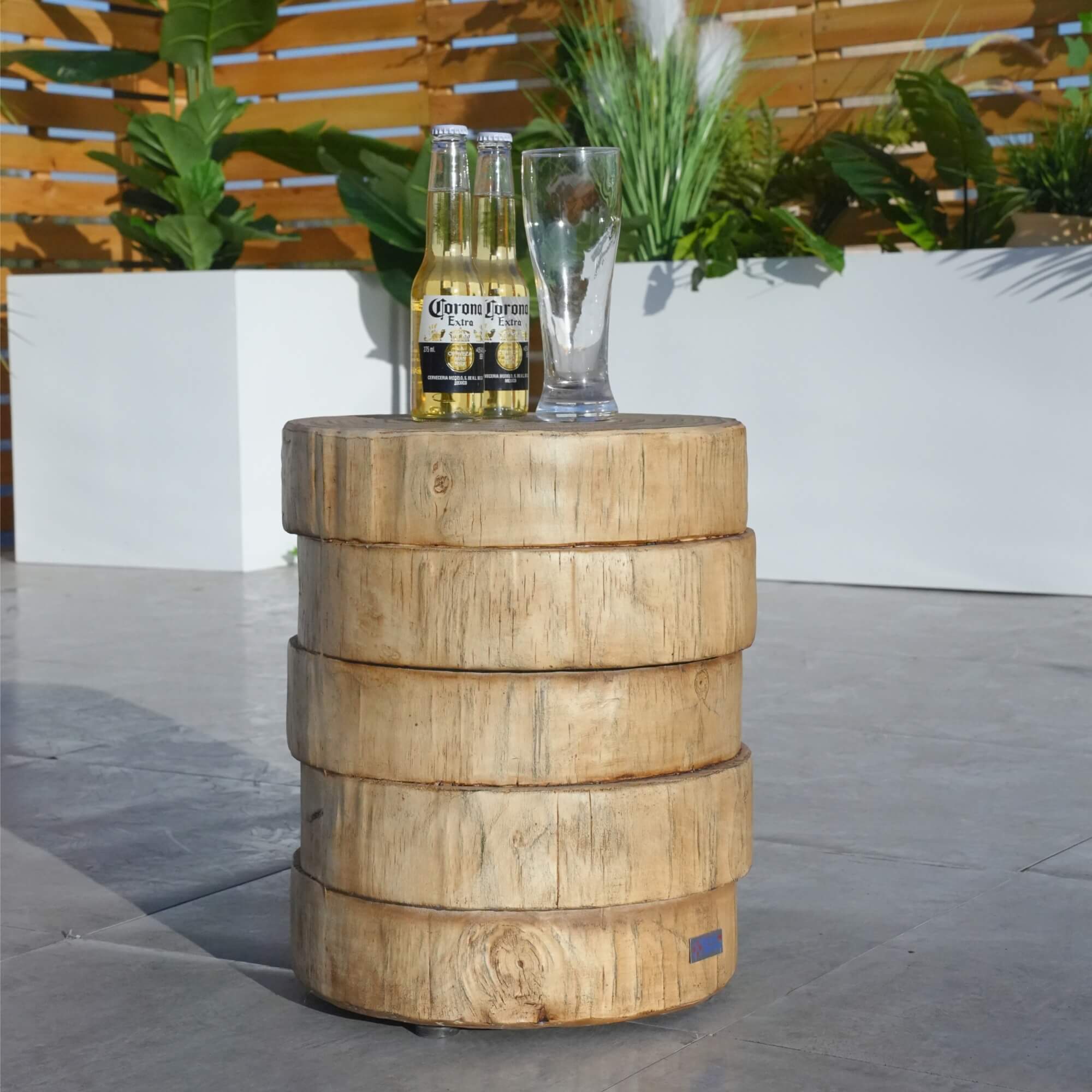 Imitated Wood Waterproof Fashion Side Coffee Table (PAT - 2463ST) - Direct Wicker