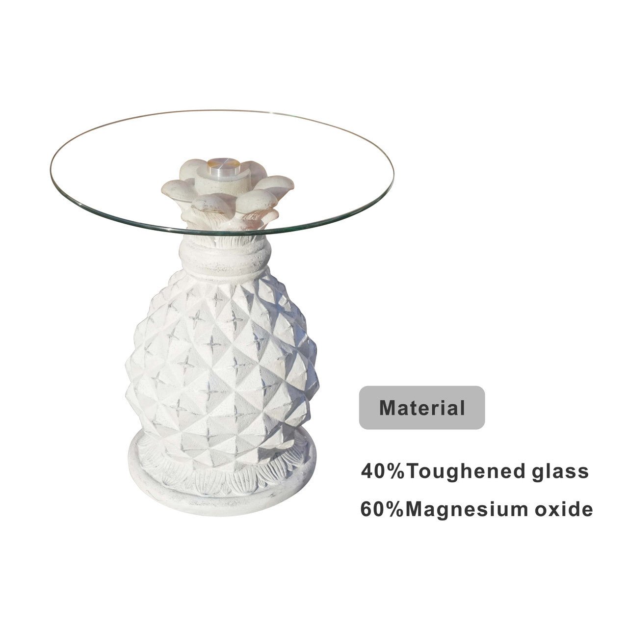 Indoor & Outdoor Glass Table (DW - ST056) - Direct Wicker