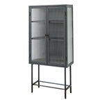 Iron peeping glass storage cabinets are available in a variety of colors (DW - DC55) - Direct Wicker