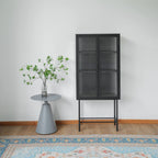 Iron peeping glass storage cabinets are available in a variety of colors (DW - DC55) - Direct Wicker