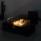 Iron Removable Fire Pit Table Set with Side Table and Accessories (PAG - 2513) - Direct Wicker