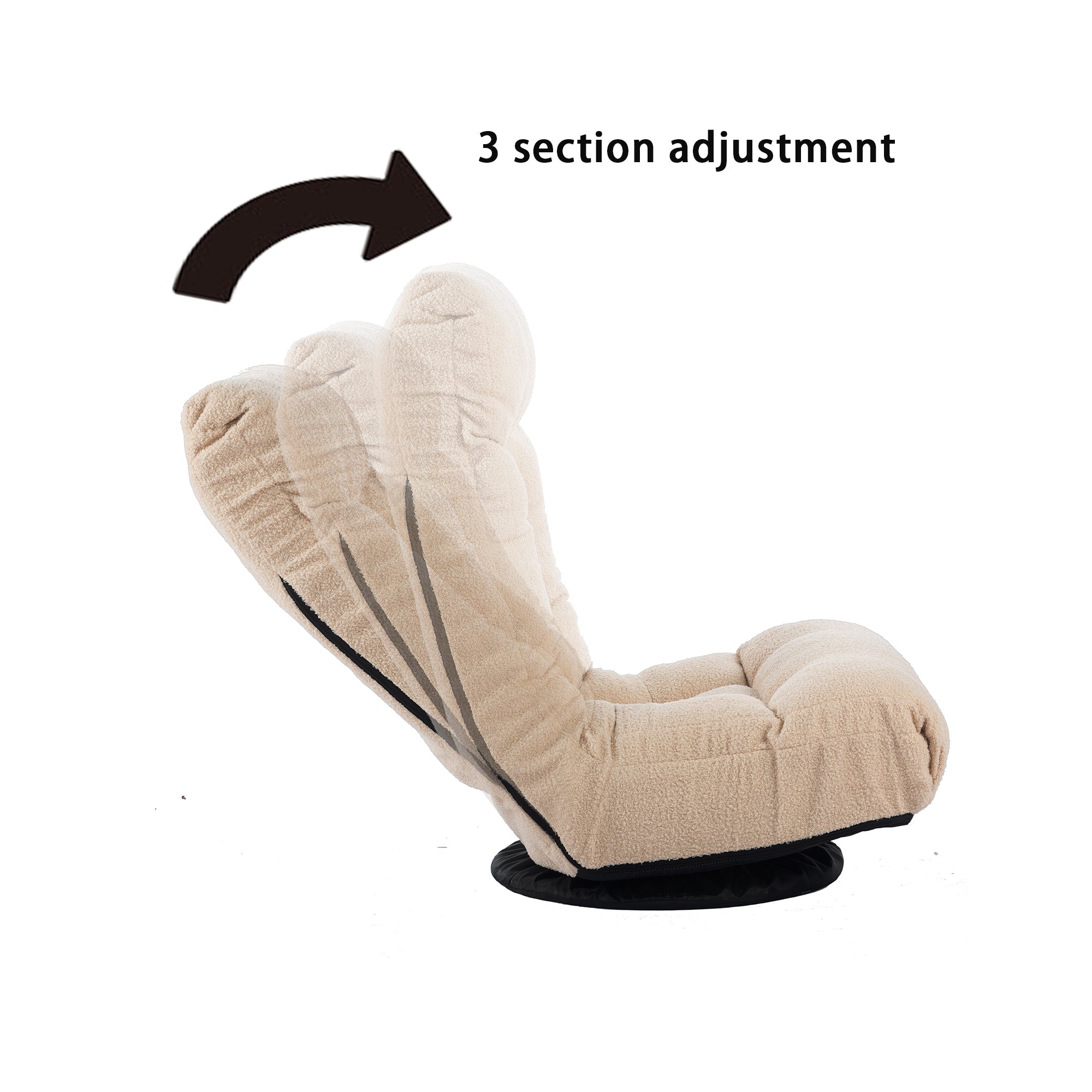Japanese Style Single Reclining Sofa Chair with Adjustable Features - Direct Wicker