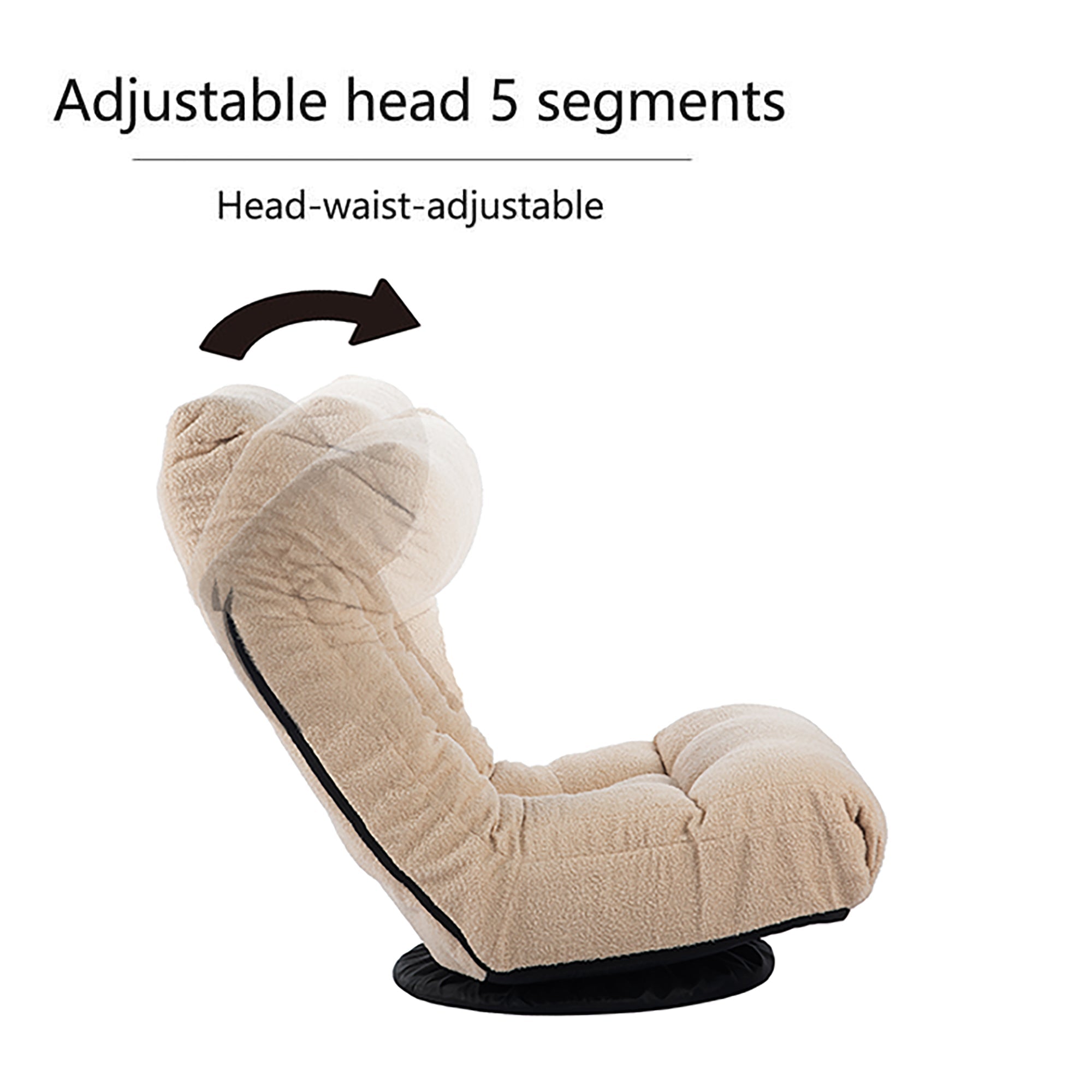 Japanese Style Single Reclining Sofa Chair with Adjustable Features - Direct Wicker