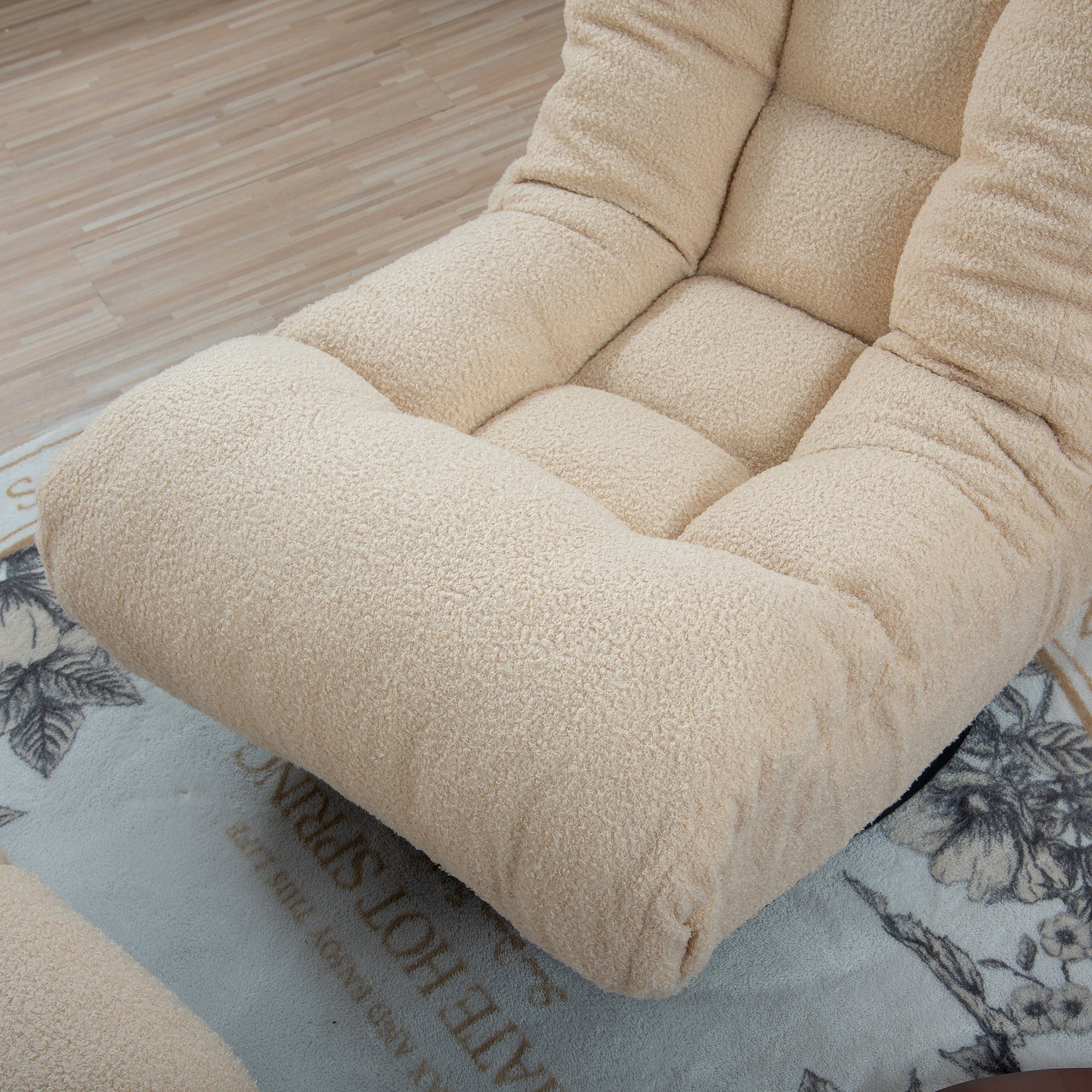 Japanese Style Single Reclining Sofa Chair with Adjustable Features - Direct Wicker