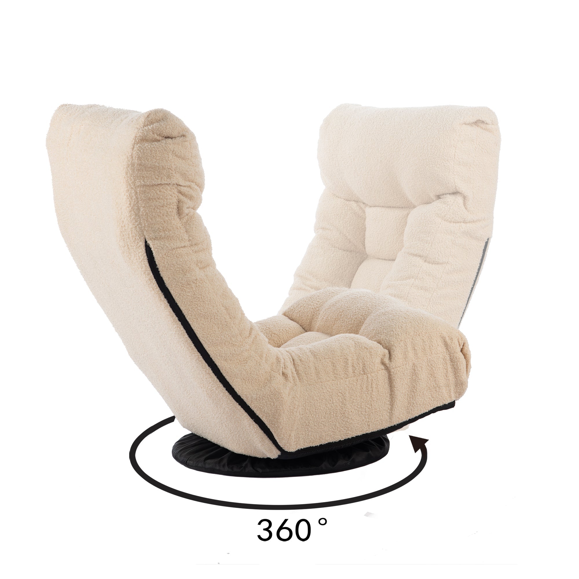 Japanese Style Single Reclining Sofa Chair with Adjustable Features - Direct Wicker