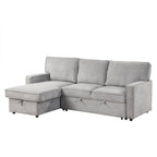 L - shaped indoor combination sofa can be pulled to form a bed (PAS - 240335) - Direct Wicker