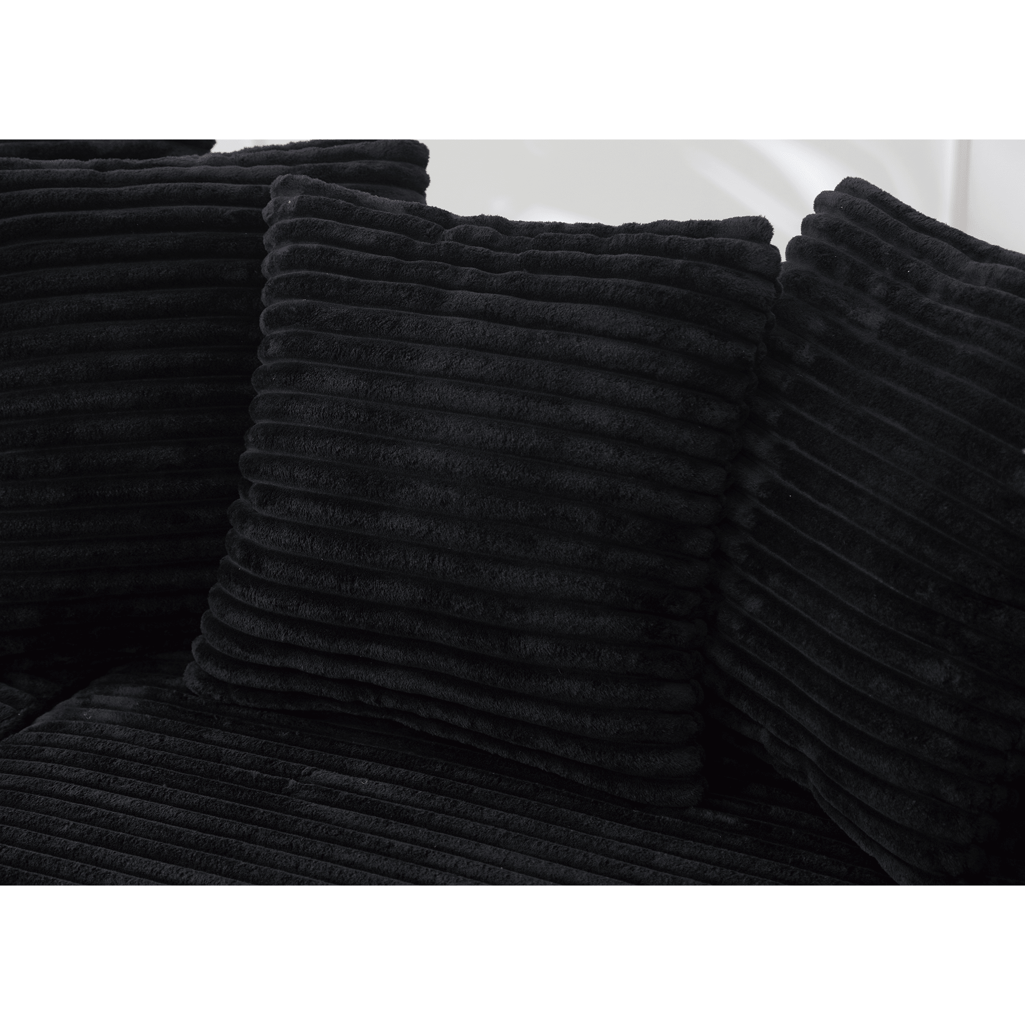L Shaped Oversized Two - Piece Couches, Corduroy, Right Chaise Daybed (W2108S00055) - Direct Wicker