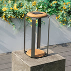 Large Solar LED Outdoor Light - 20x20x4.2cm - Direct Wicker