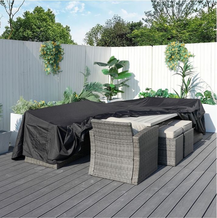 Large Square Outdoor Furniture Rain Cover (RC-1120) - Direct Wicker