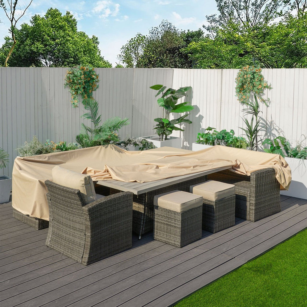 Large Square Outdoor Furniture Rain Cover (RC-1120) - Direct Wicker