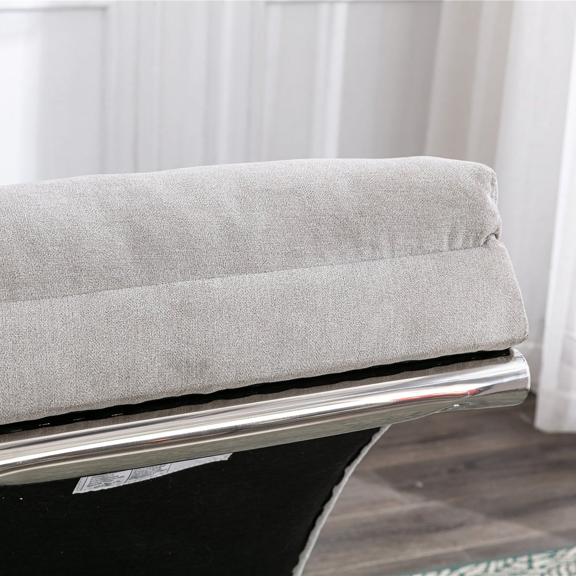 Linen Massage Chaise Lounger with Remote Control, Ergonomic Lounger with 5 Modes (W39539625) - Direct Wicker
