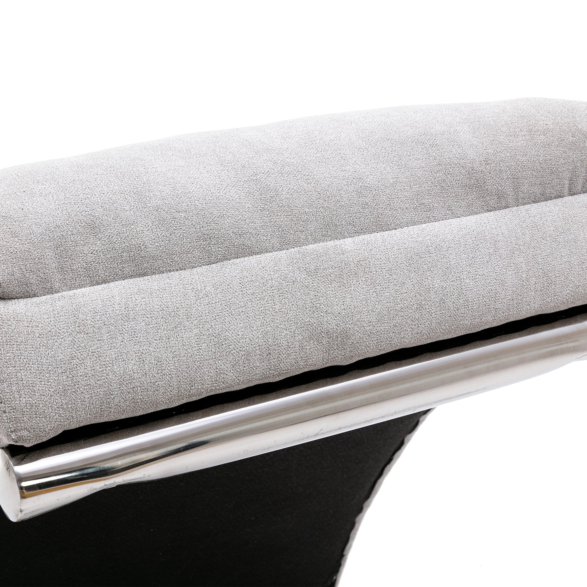 Linen Massage Chaise Lounger with Remote Control, Ergonomic Lounger with 5 Modes (W39539625) - Direct Wicker