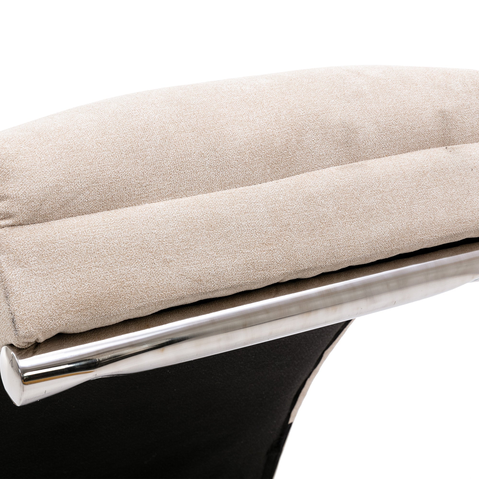 Linen Massage Chaise Lounger with Remote Control, Ergonomic Massage Lounger (W39539619) - Direct Wicker