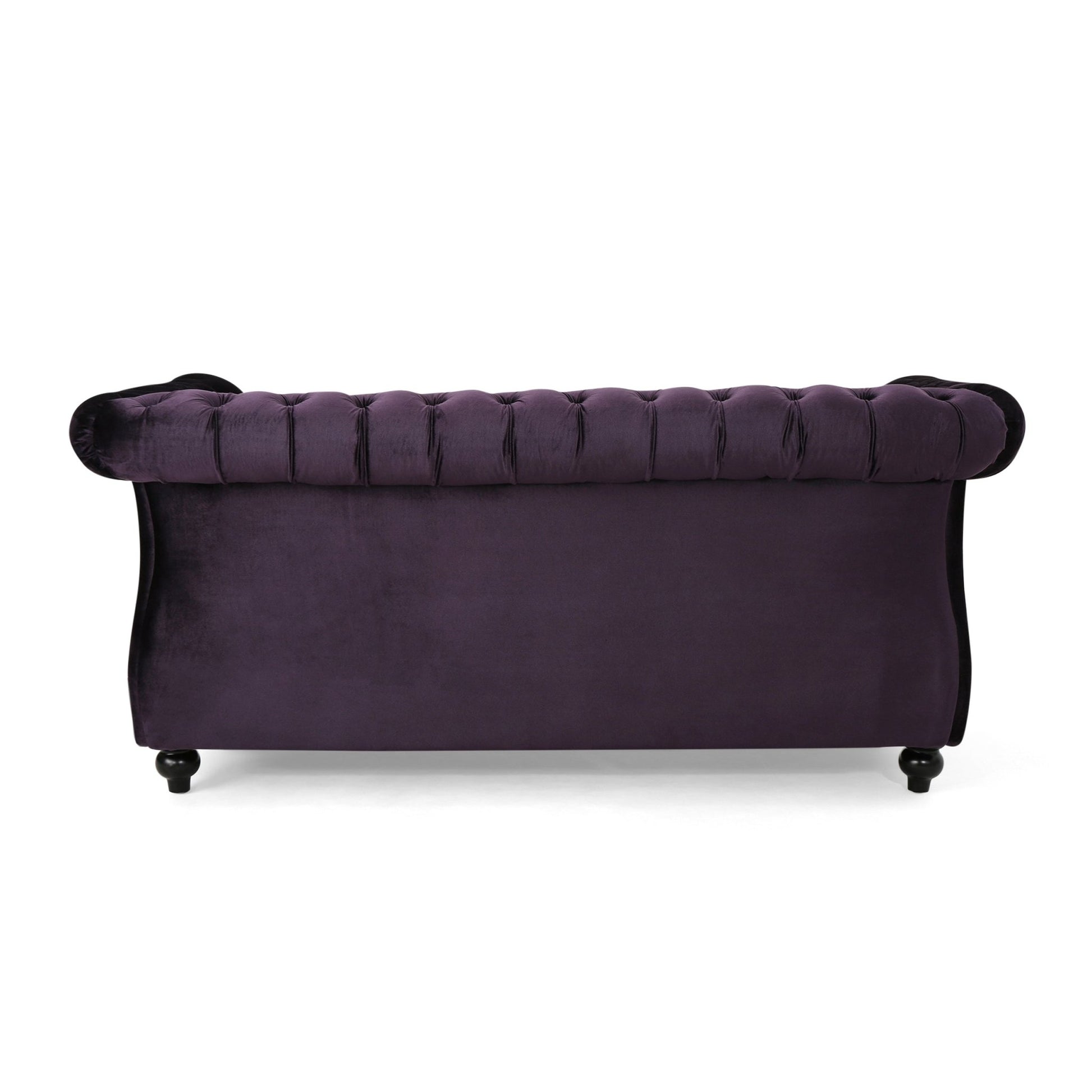 LOVESEAT SOFA (63045.00NVLTBLKBRY) - Direct Wicker