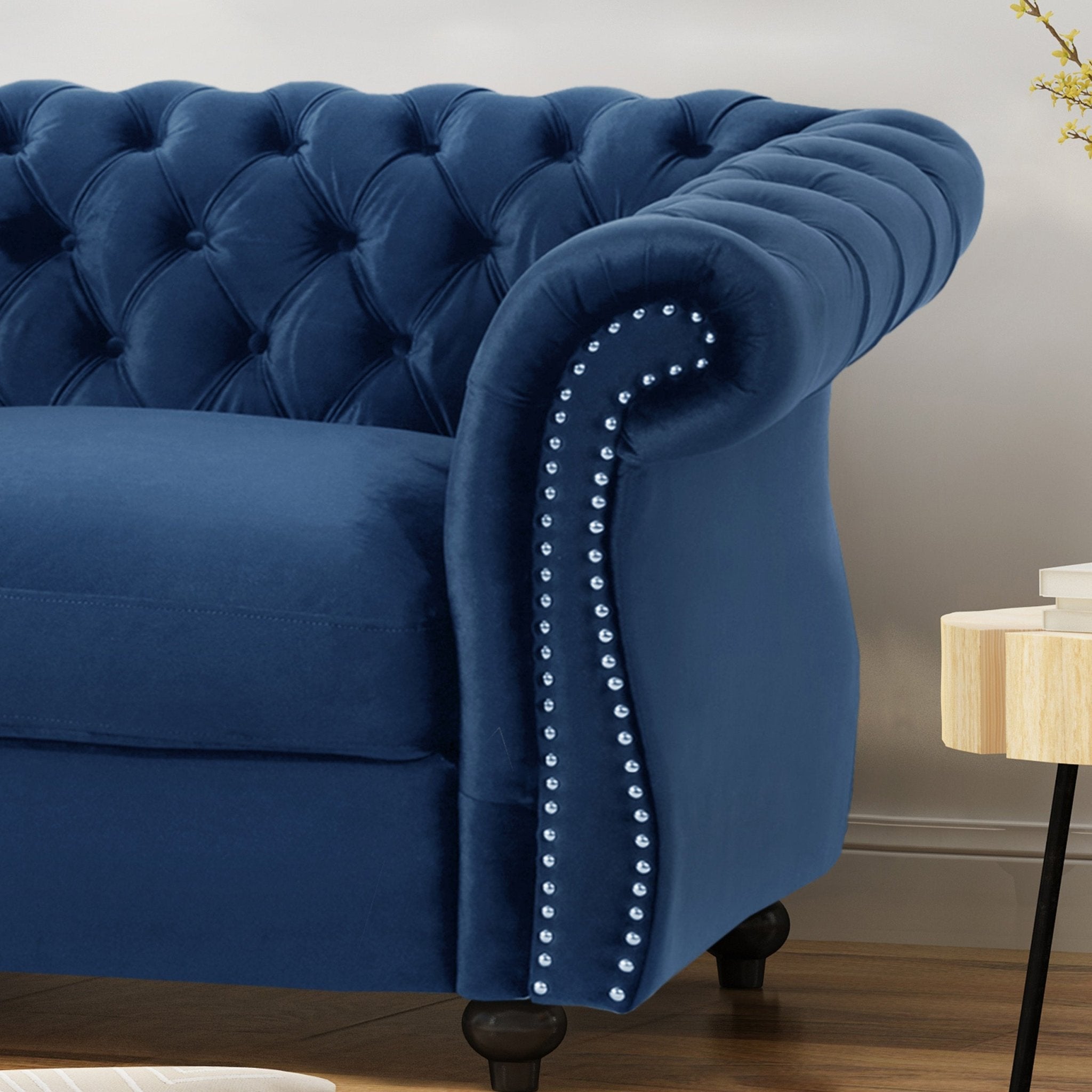 LOVESEAT SOFA (63045.00NVLTNBLU) - Direct Wicker