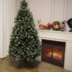 Luxury 5/6/7FT Prelit Artificial smart christmas tree PE decorative xmas tree (PAT - 004) - Direct Wicker