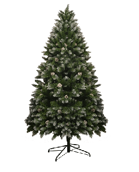 Luxury 5/6/7FT Prelit Artificial smart christmas tree PE decorative xmas tree (PAT - 004) - Direct Wicker