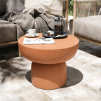Magnesium Oxide MgO Indoor & Outdoor Side Table (PAD-2629ST-BR) - Direct Wicker