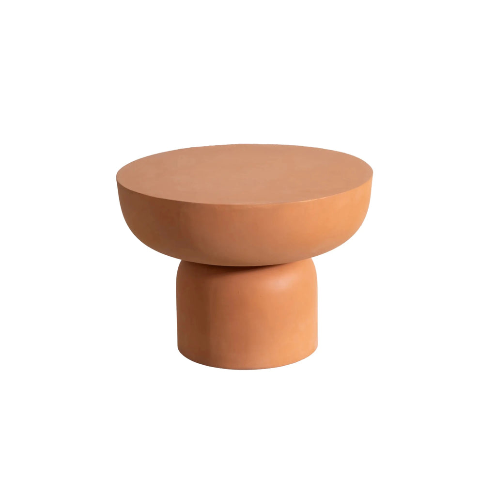 Magnesium Oxide MgO Indoor & Outdoor Side Table (PAD-2629ST-BR) - Direct Wicker