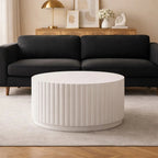 Magnesium Oxide MgO Outdoor Coffee Table (PAD-2631CT-WH) - Direct Wicker