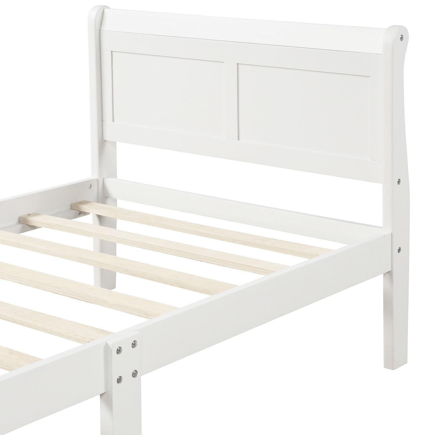 Minimalist Wood Platform Bed Twin Mattress Foundation (WF192439AAK) - Direct Wicker